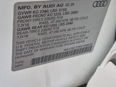 2025 Audi Q3 S line Premium