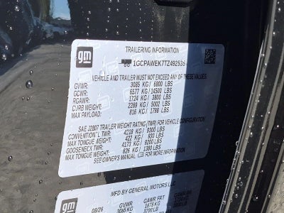2026 Chevrolet Silverado 1500 Crew Cab Short Box 2-Wheel Drive RST