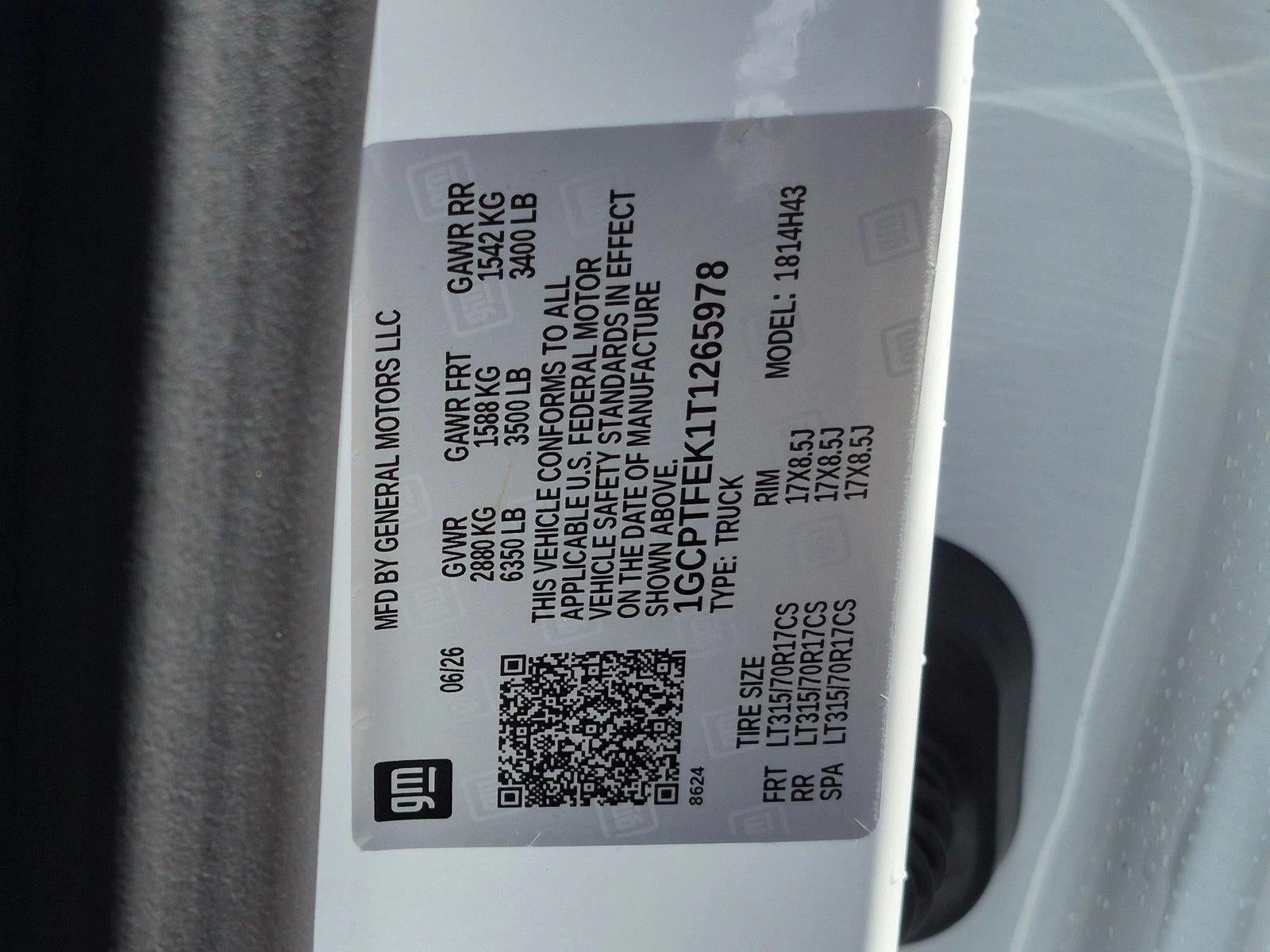 2026 Chevrolet Colorado Crew Cab Short Box 4-Wheel Drive ZR2