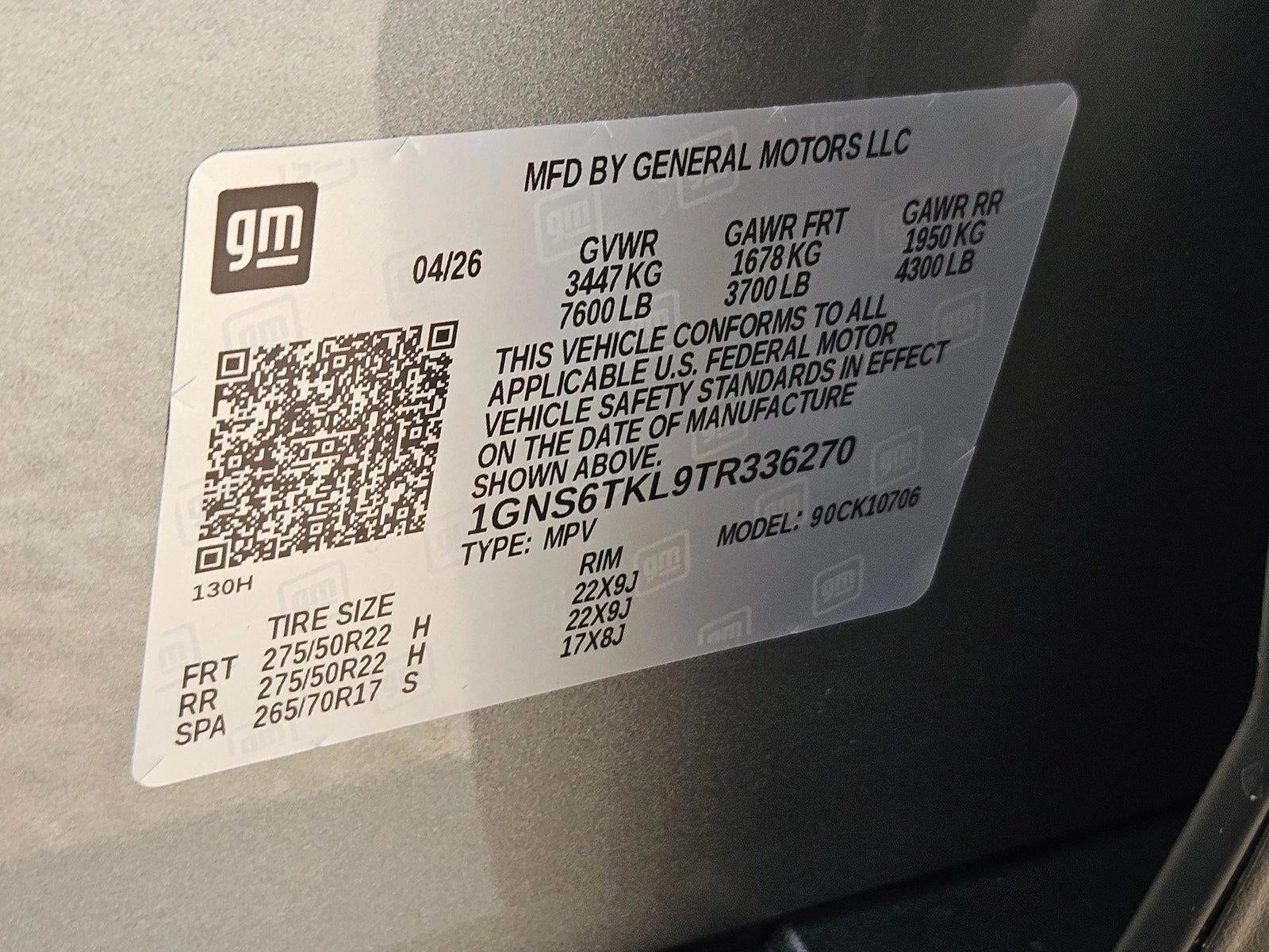 2026 Chevrolet Tahoe 4WD High Country