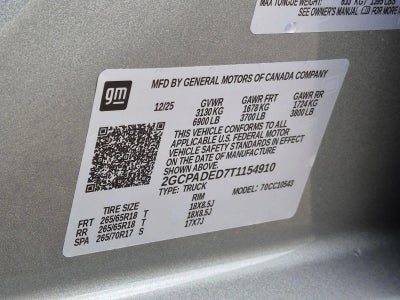 2026 Chevrolet Silverado 1500 Crew Cab Short Box 2-Wheel Drive RST