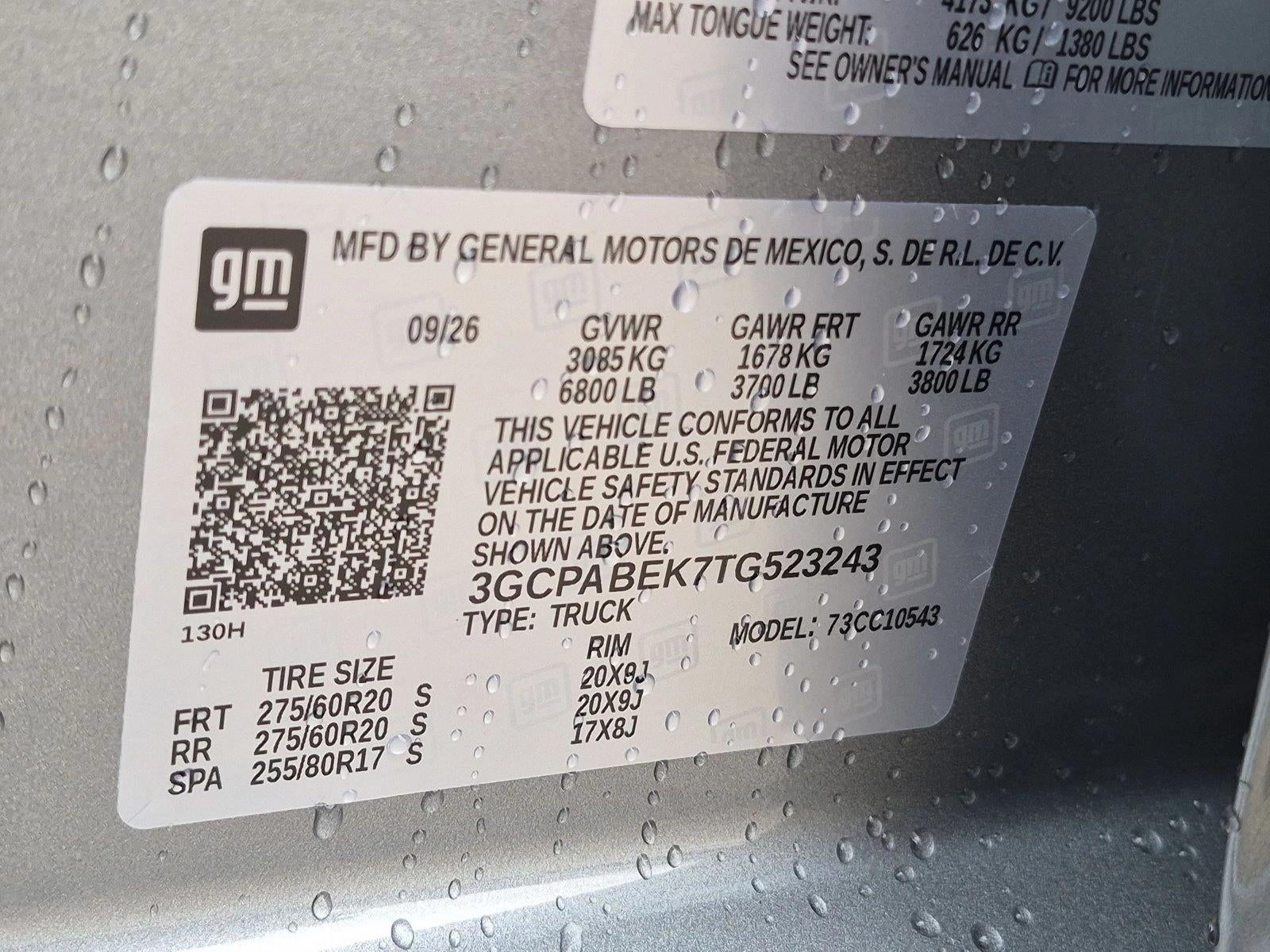 2026 Chevrolet Silverado 1500 Crew Cab Short Box 2-Wheel Drive Custom