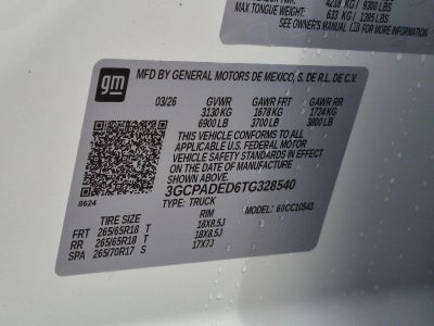 2026 Chevrolet Silverado 1500 Crew Cab Short Box 2-Wheel Drive RST
