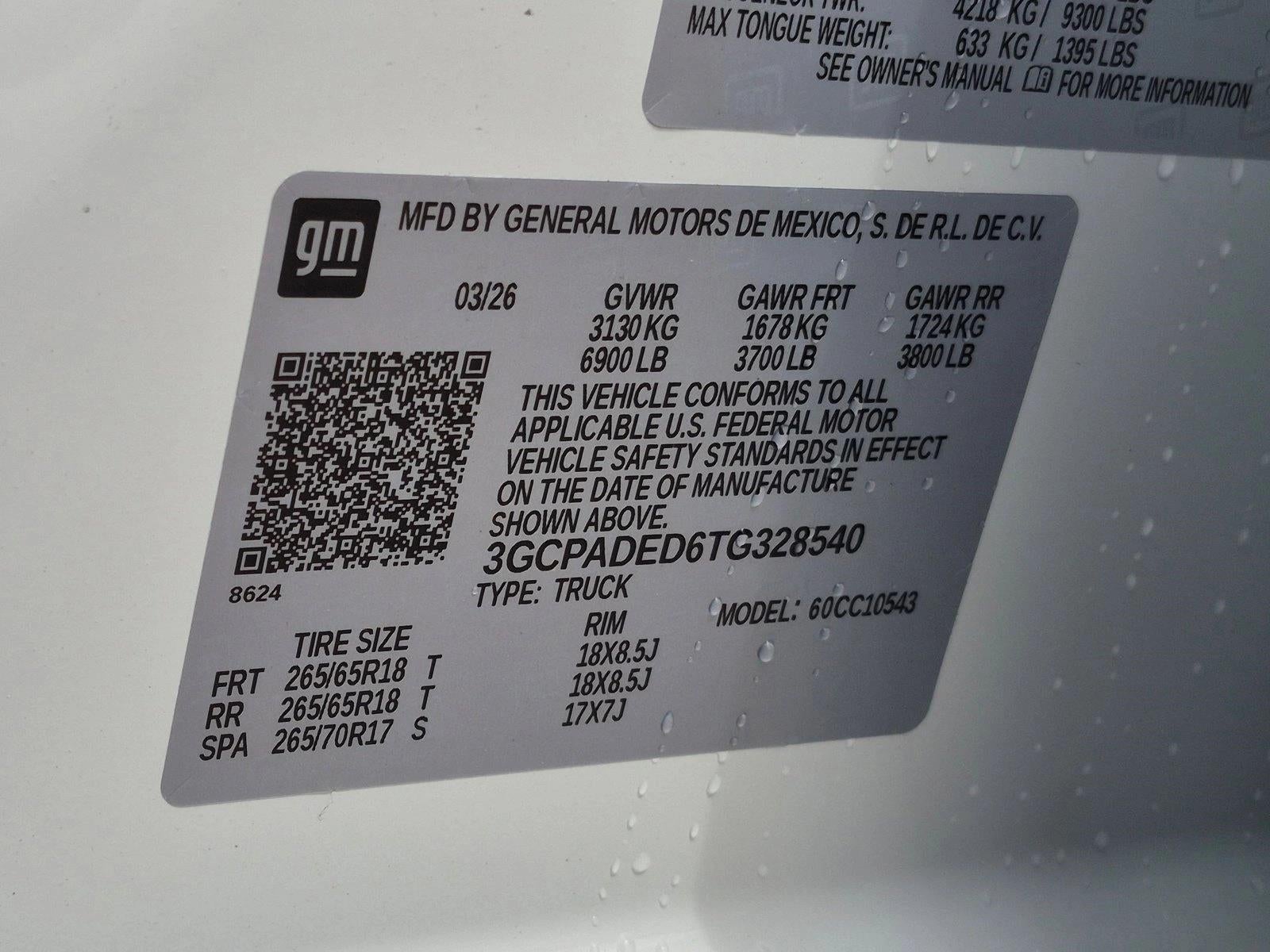 2026 Chevrolet Silverado 1500 Crew Cab Short Box 2-Wheel Drive RST