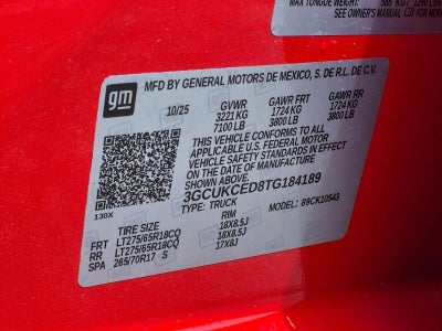 2026 Chevrolet Silverado 1500 Crew Cab Short Box 4-Wheel Drive Custom Trail Boss