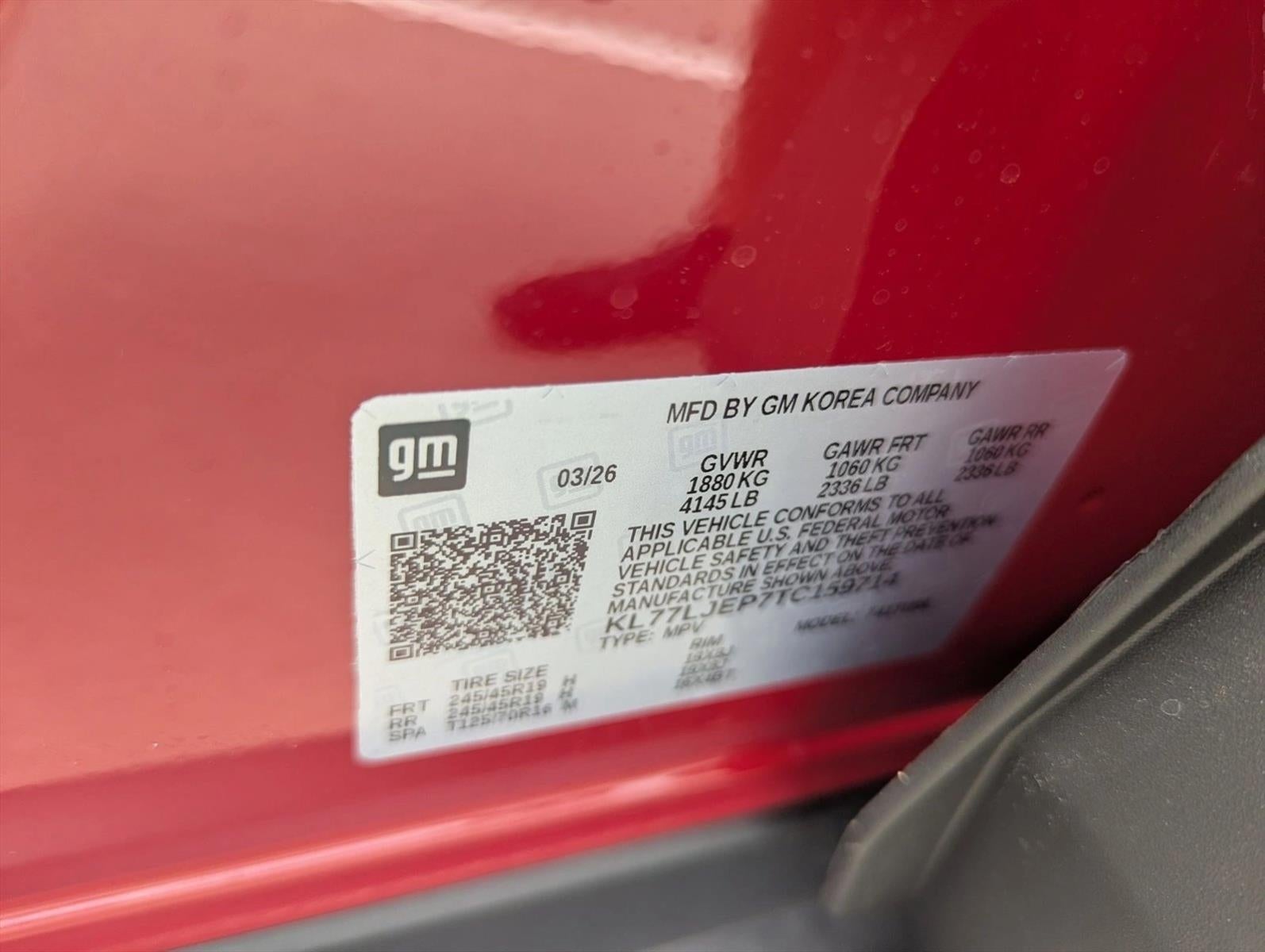 2026 Chevrolet Trax 2RS